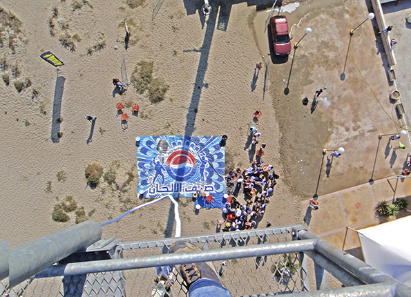 plateforme de saut à l'élastique natural bungee